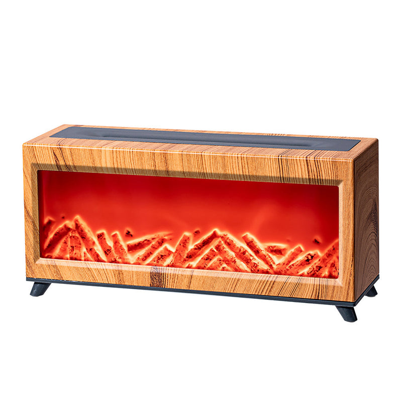 Humidifier fog flame fireplace