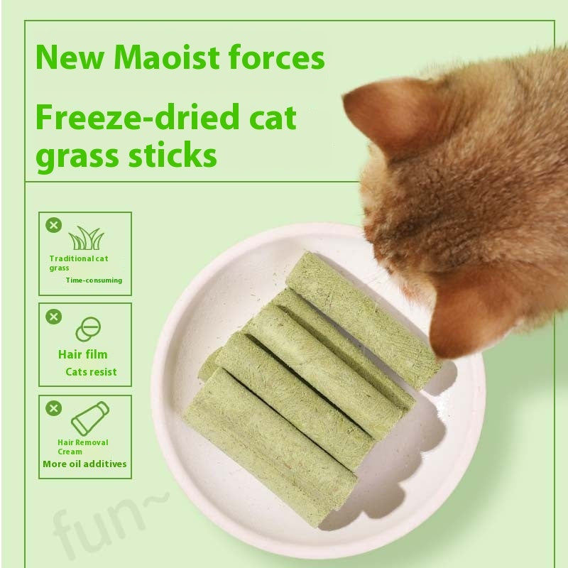 Cat Grass Stick 8 Pack Snack Mill